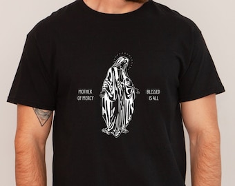 Camisa de hombre católico / Camisa de María / Camiseta de María / Camiseta católica / Regalos católicos / Camisa de Nuestra Señora / Baritus Católica / Camiseta para hombre