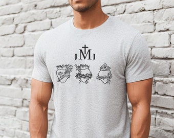 Camisa de hombre católico / Camisa de María / Camiseta de María / Camiseta católica / Regalos católicos / Camisa de Nuestra Señora / Baritus Católica / Camiseta para hombre / Regalos para él