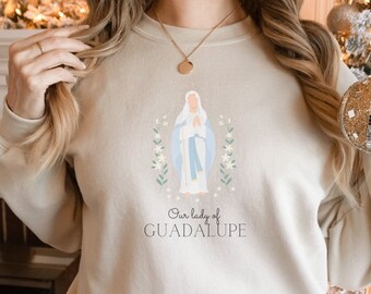 Sudaderas Católicas / Regalos Católicos / Sudadera Nuestra Señora / Regalos para ella / Regalos para mamá / Baritus Católica /