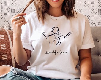Love Like Jesus T-shirt | Catholic Gifts | Unisex shirt | Baritus Catholic | Worship shirt | Religious T-shirt | My Jesus shirt | Faith |