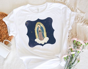 Camisa católica / Camisa de María / Camiseta de María / Camiseta católica / Regalos católicos / Camisa de Nuestra Señora / Baritus Católico / Regalos para mamá /