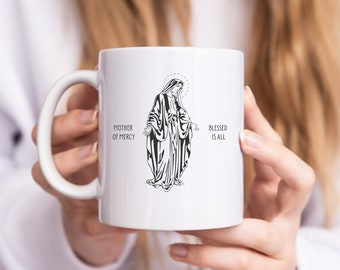 Catholic Mug | Religious Mug | Jesus gifts | Catholic gifts for mom | Catholic gifts | Christian gifts| Baritus Catholic Mug | Marian Mug