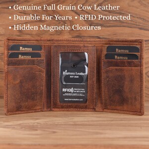 Shotgun Shell Hunting Wallet - Full-Grain Leather Wallets