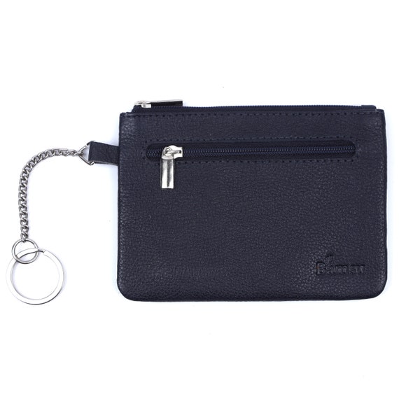 Leather Coin Purse for Women Girls small Purse purses ladies Gift gifts for Her zip Purse money Purse Gift for Women Navy Blue 13.5 9 CM Etsy UK