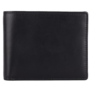 Portefeuille en cuir personnalisé pour homme | Portefeuille en cuir | Portefeuille noir | Anniversaire, Anniversaire, Cadeau d'anniversaire, Cadeau pour papa, Cadeau portefeuille pour homme