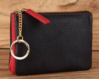 Handgemachte personalisierte echtes Leder Kleine Geldbörse Brieftasche, Frauen Mädchen Nette Mini Geld Geldbörse, Geldbörsen, Beste Brieftasche für den täglichen Gebrauch, Geschenk für sie