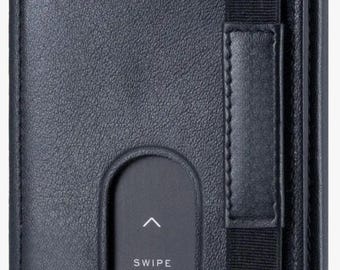 RFID Leather Wallet for Men: Slim Card Holder