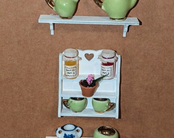 1:12 scale doll's house furniture Shelf Kit