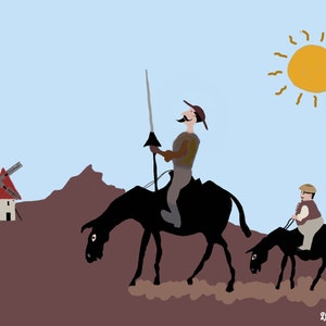Don Quijote and Sancho Panza