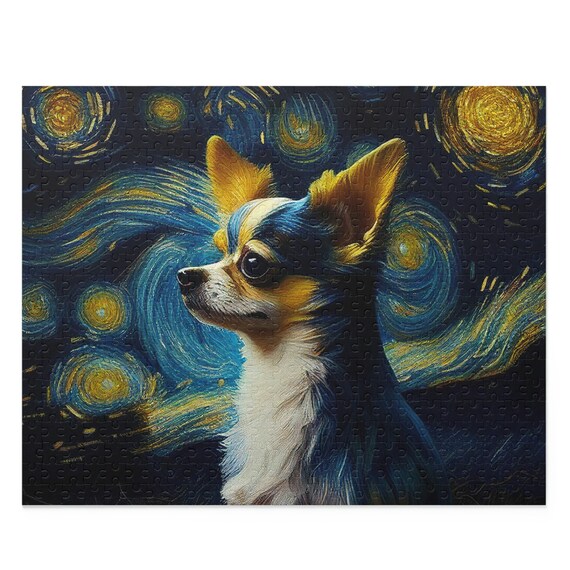 Puzzle Chihuahua Dog 1 Dog Art Lover Unique Gift Vincent 