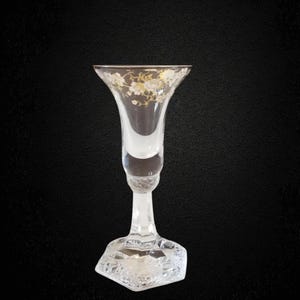 Crystal Candlestick Holder, Vintage Rosenthal Classic German Crystal, Made in Germany. MCM. Rare Find!