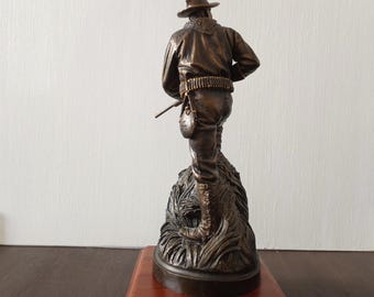 ローレル アンド ハーディー 木彫り等身大フィギュア　USA　ハリウッド展示品 The Rough Rider Sculpture, Friends of NRA 2005 LTD. Edition