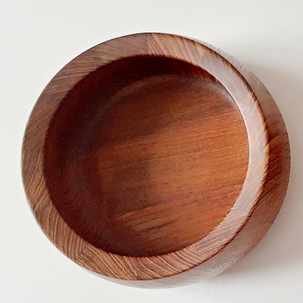 Vintage Dansk Teak JHQ Jens Quistgaard bowls 2 avail, approx: 5 3/4"). MCM