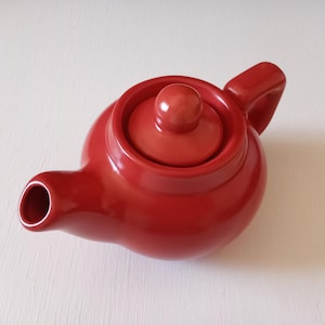 Vintage Teapot, Orange Ceramic Mid Century/Retro Teapot. MCM. Very Rare!