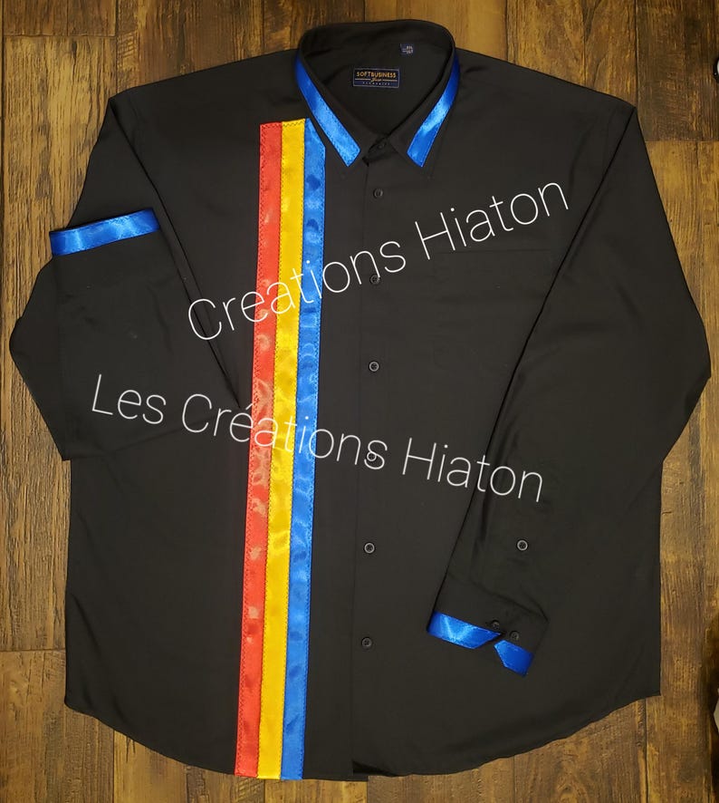 Men Ribbon Shirt Native American, Made to Order - Etsy
