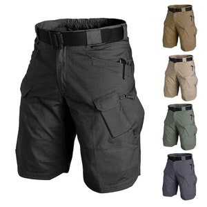 Summer Waterproof Quick Dry Multi-pocket Shorts Men Cargo Shorts T Men's Outdoor Clothes,Men's Military Cargo Shorts Mens Tactical Pants