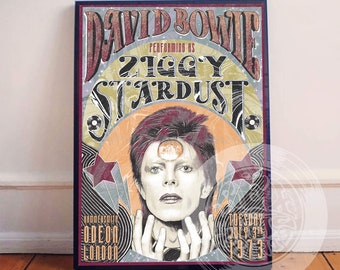 Impresión de David Bowie / Londres 1973