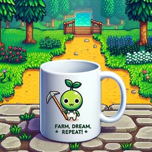 Junimo Mug: Stardew Valley Pixel Art, Gamer Gift