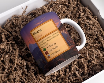 Stardew Valley Mug: Mocha Gamer Ceramic Mug (11oz)