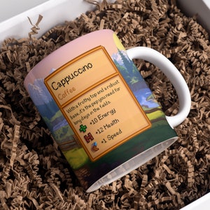 Stardew Valley, Capuchino, Taza Stardew Valley, Gamer, Taza de Cerámica 11oz