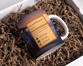Taza de Stardew Valley: Caramel Macchiato Gamer (325 ml)