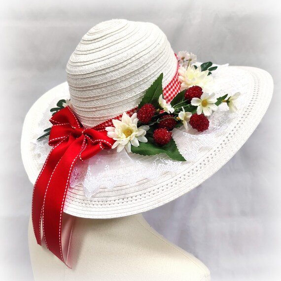 Red Raspberries & White Flowers Cottagecore Summer Tea Party  display picture 3