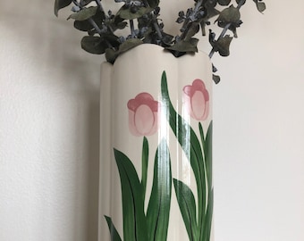 Vintage Ceramic tulip vase
