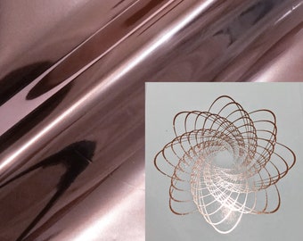 ROSE GOLD Laser Toner Reactive Transfer Foil A4 10 sheets