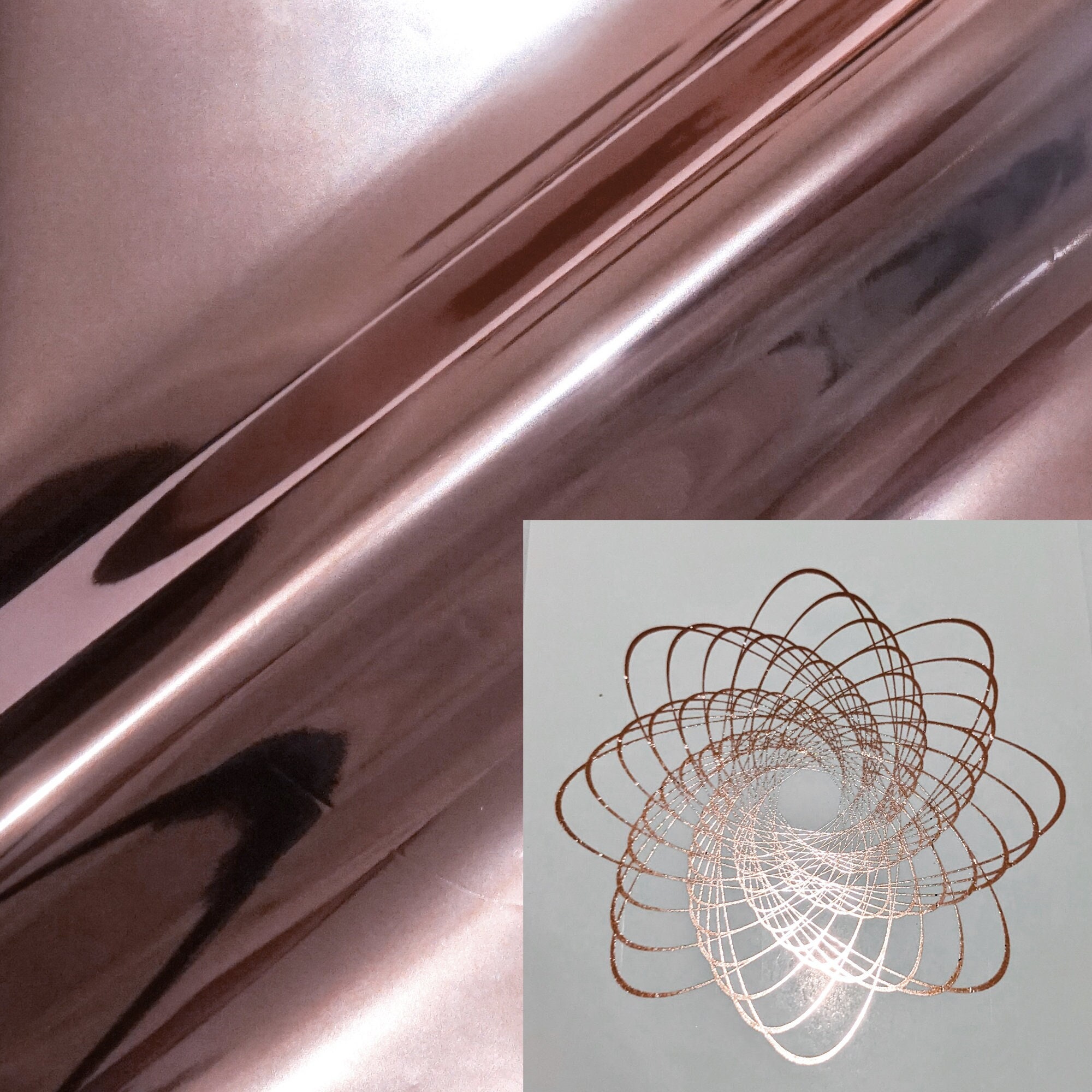 Matte Gold Soft Metallic 12 x 500' Laminating / Toner Fusing Foil - 2