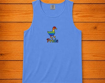 PRIDE Goose embroidered Tank Top