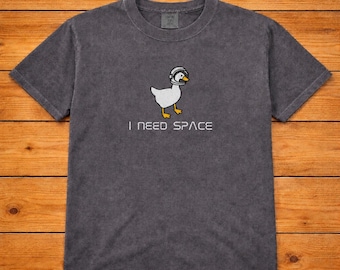 Space Goose embroidered T-Shirt