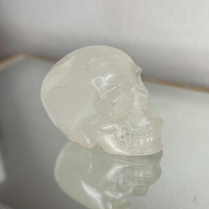 Quartz Crystal Skull Carving - over 2lbs! Crystal Skull, Crystal Skull Carving, Skull Carving