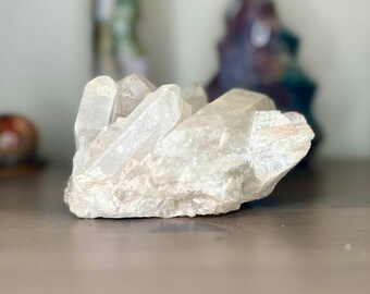 Quartz Crystal Clusters, Crystal Points, Crystal Specimen, Crystal Cluster, Raw Crystals, Natural Crystals