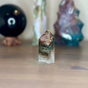 Garden Quartz Crystal Tower, Phantom Quartz, Ghost Quartz, Crystal Point, Crystal Obelisk