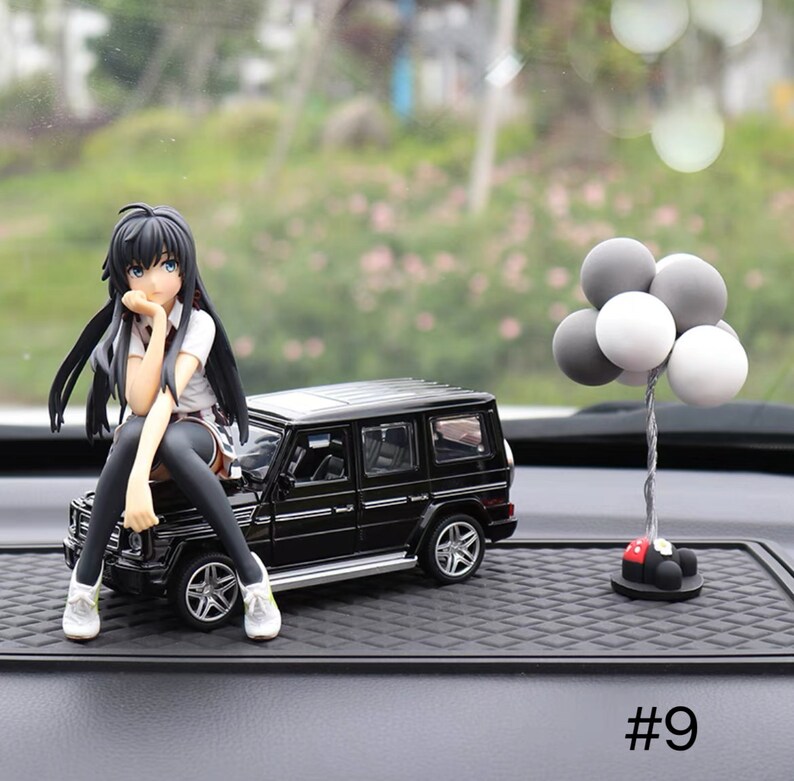 10 Styles Car Accessories Dashboard Resin Clay Car Decorations Etsy