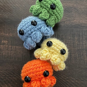 Crocheted Baby Octopus | Octopus Plushie | Amigurumi | Octopus Toy | Squishy Octopus | Gifts