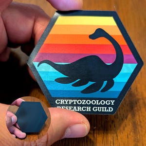 Cryptozoologie Onderzoeksgilde - Nessie Cryptide Duurzame Matte Koelkastmagneet