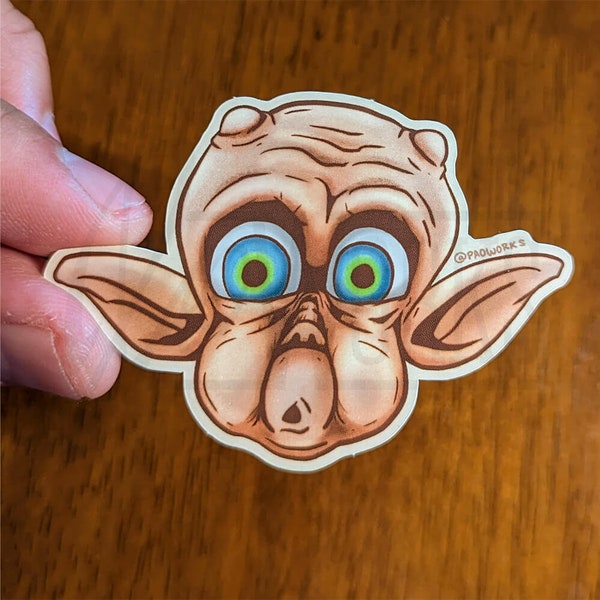 Mac and & Me Alien Waterproof Vinyl Matte Sticker