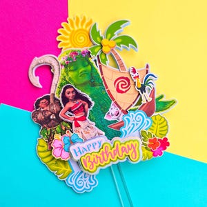 Moana Kuchen Topper, Baby Moana Cake Topper, Moana Geburtstag Cake Topper, Moana Cake Topper, Moana Cupcake Topper, Baby Moana Cake Topper