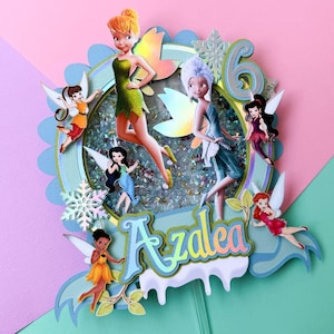Tinkerbell cake topper, tinkerbell cake, peter pan,  fairy cake topper, tinkerbell birthday, fairy birthday, Secret of the Wings