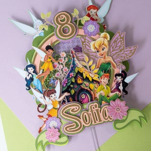 Tinkerbell cake topper, tinkerbell cake, peter pan,  fairy cake topper, tinkerbell birthday, fairy birthday