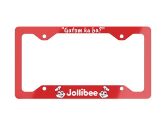 Jollibee Metal License Plate Frame
