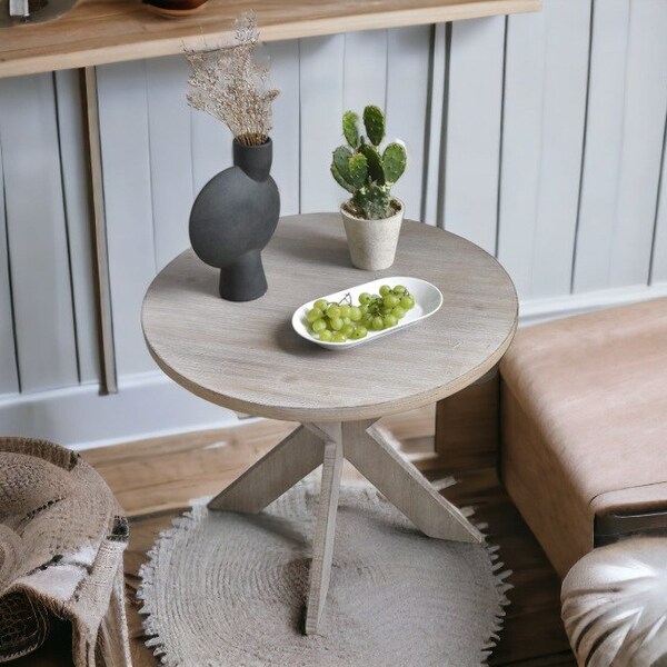 Round Side Table - Etsy