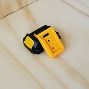 3D Printed Dewalt 20V Battery Holder - PLA (3 pack)