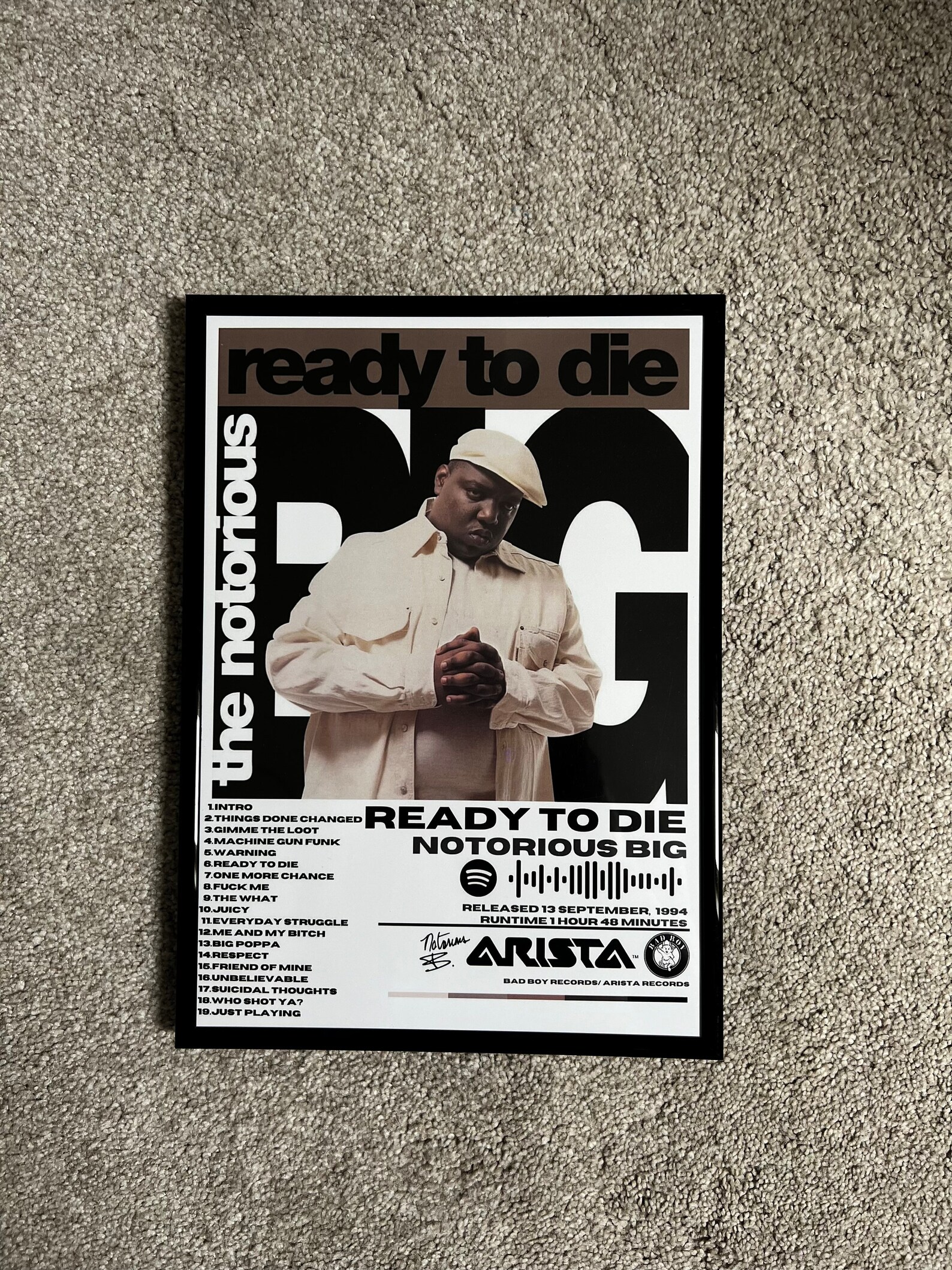 Biggie Smalls Album Cover Poster Etsy