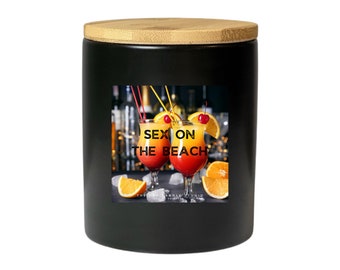 Sex on the beach Scented Soy Candle | Hand Poured Container Candle | Home Decor & Fragrance | Summer Scents | Spring Candle Fragrances