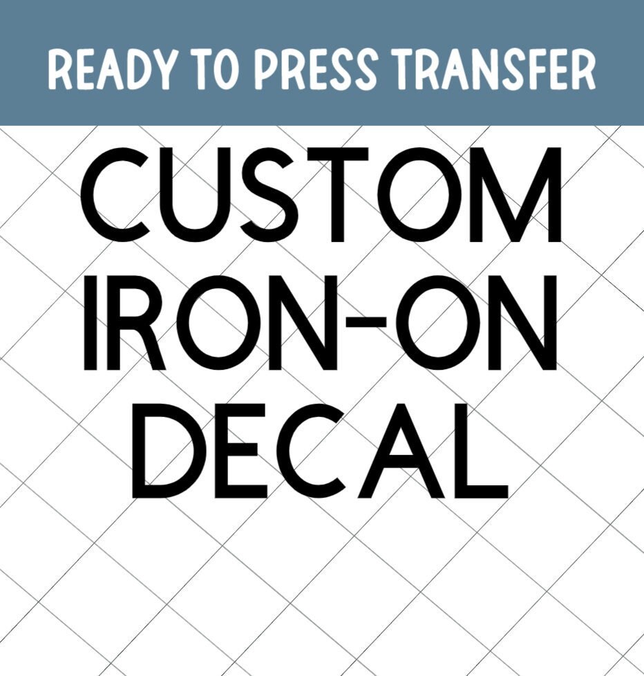 Custom Iron-on Decal HTV Name Letters Glitter Your Logo or - Etsy Australia