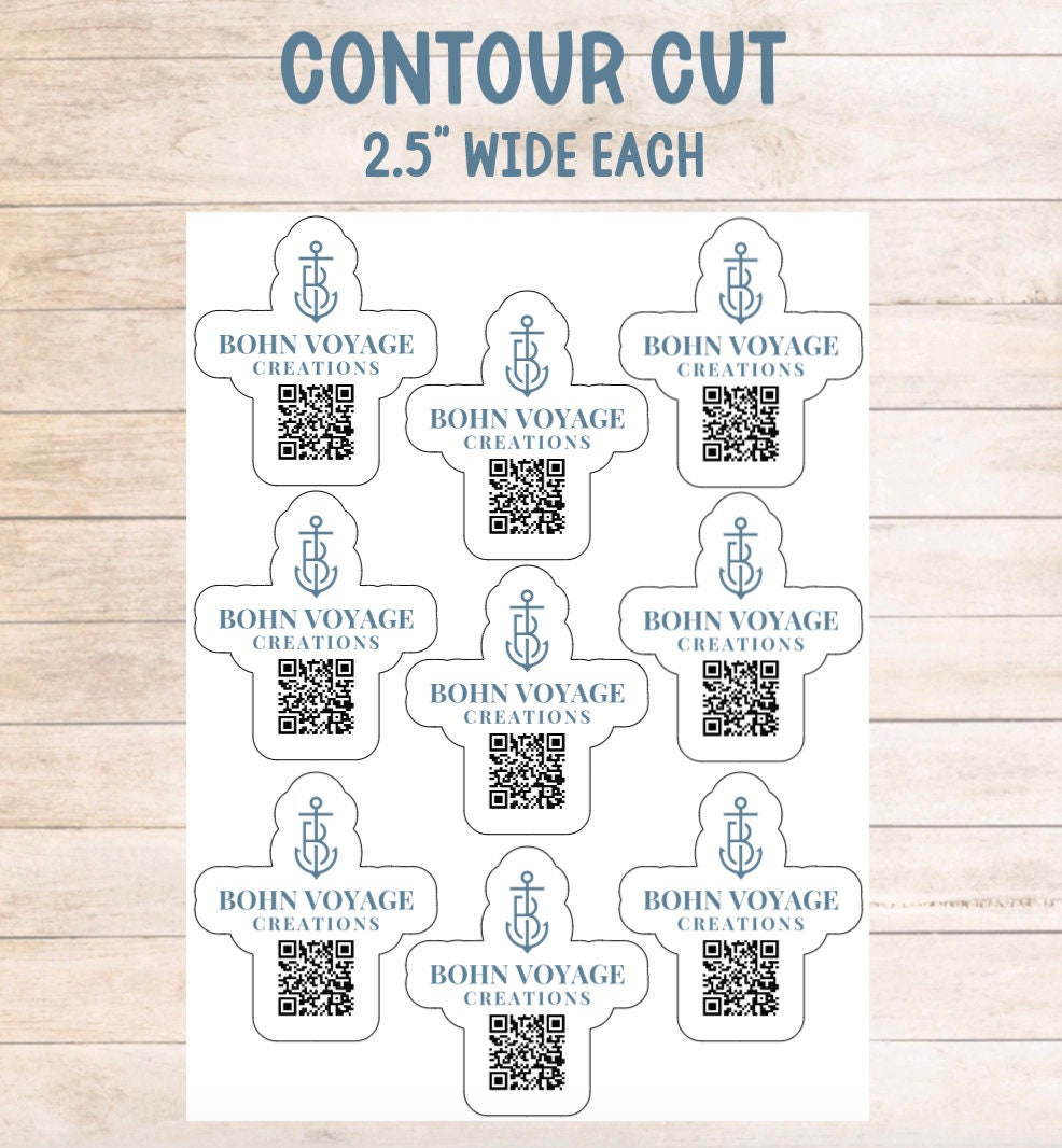 Custom Stickers (set of 50), Custom Logo Stickers, Custom Design ...