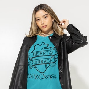 Patriottisch shirt, We The People, In God We Trust, VS, Heart & Courage, 4 juli, Memorial Day, Dag van de Grondwet, Amerikaans, Freedom Shirt