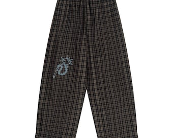 Harrow & Wylde "Manor" Plaid Wide Leg Pants
